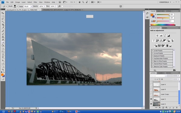 Creation of Mural: Step 2
